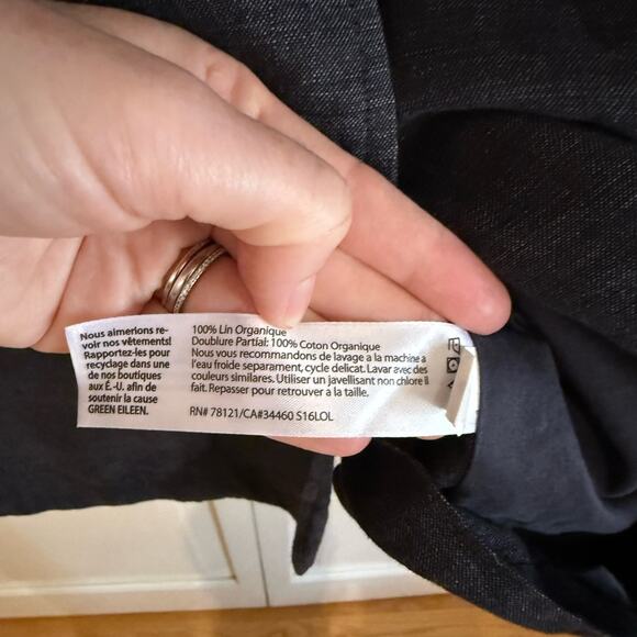 Eileen Fisher Delave Organic Linen Blazer - Picture 5 of 6